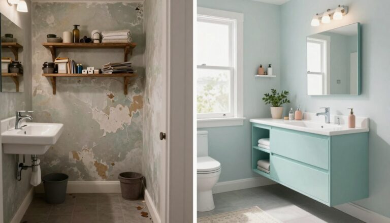 Avant / Après : Comment Relooker sa Salle de Bain à Petit Budget ?
