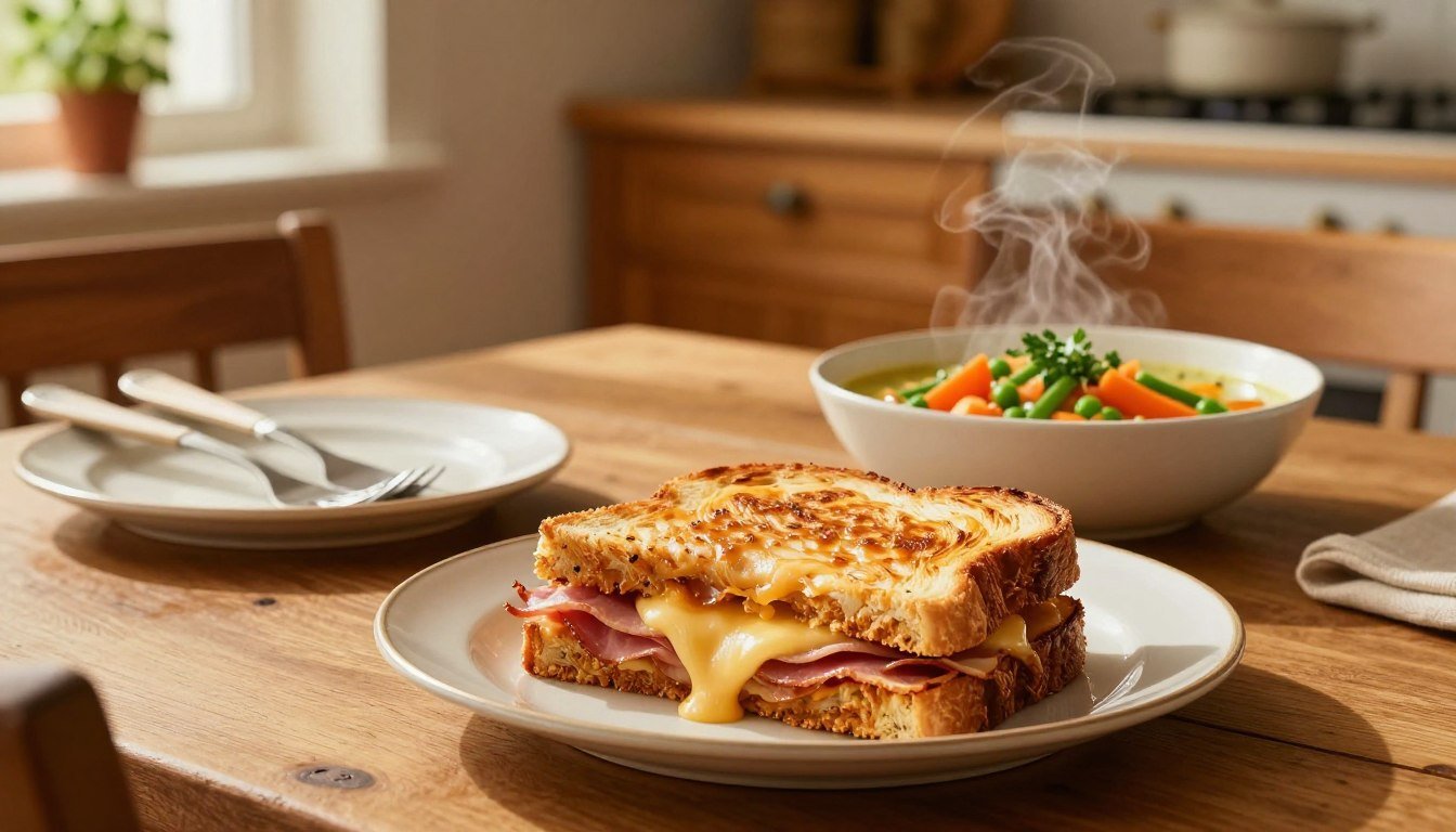 Idée de dîner express et pas cher : un sandwich grillé facile à préparer